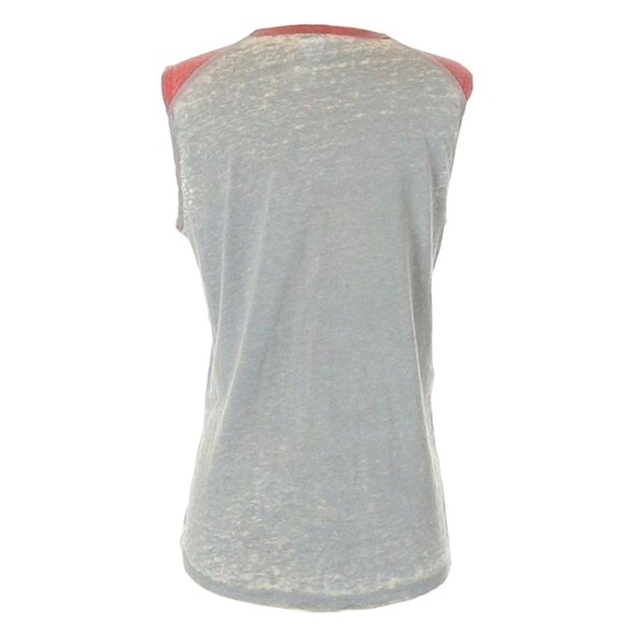 🌺 Disney 4th of July Vintage Wash Patriotic Mickey Mouse Graphic Muscle Tee S - Picture 3 of 9